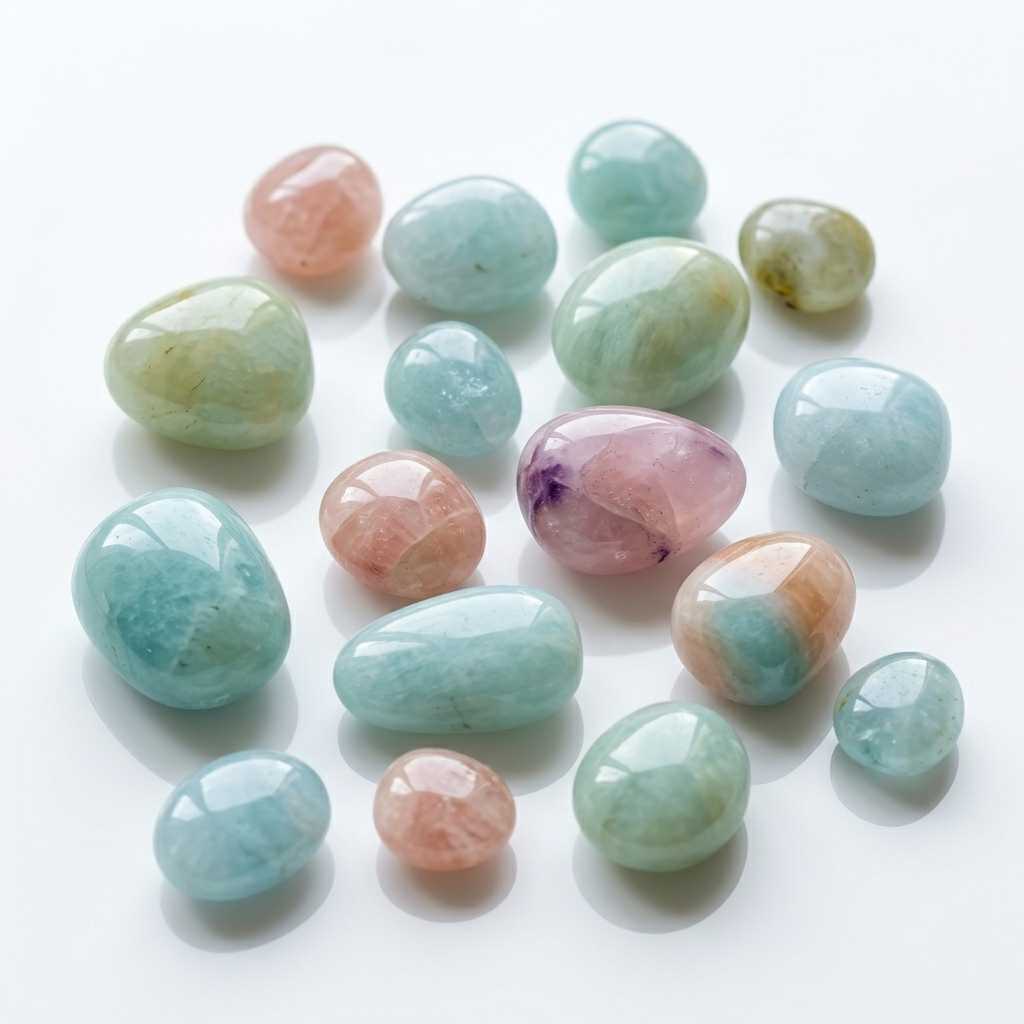 Beryl rough stone — view 3