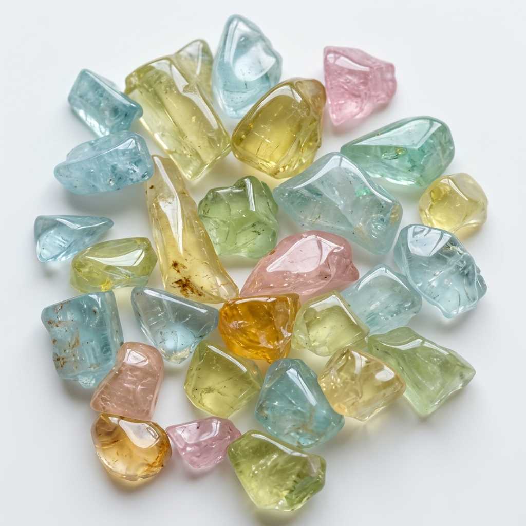 Beryl rough stone — view 4