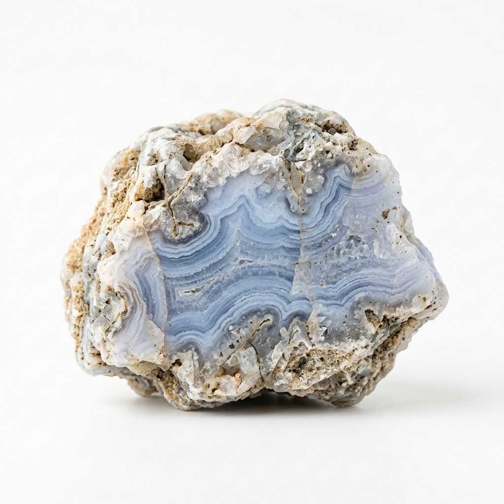Blue Lace Agate rough stone