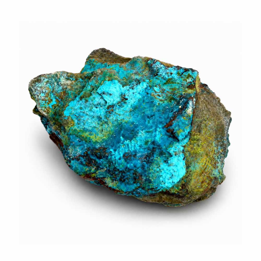 Chrysocolla rough stone