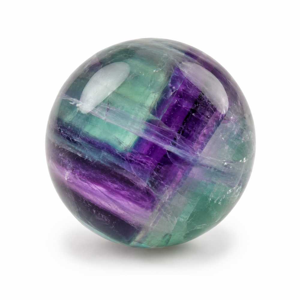 Fluorite rough stone — view 2