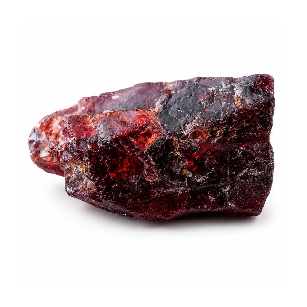 Garnet rough stone