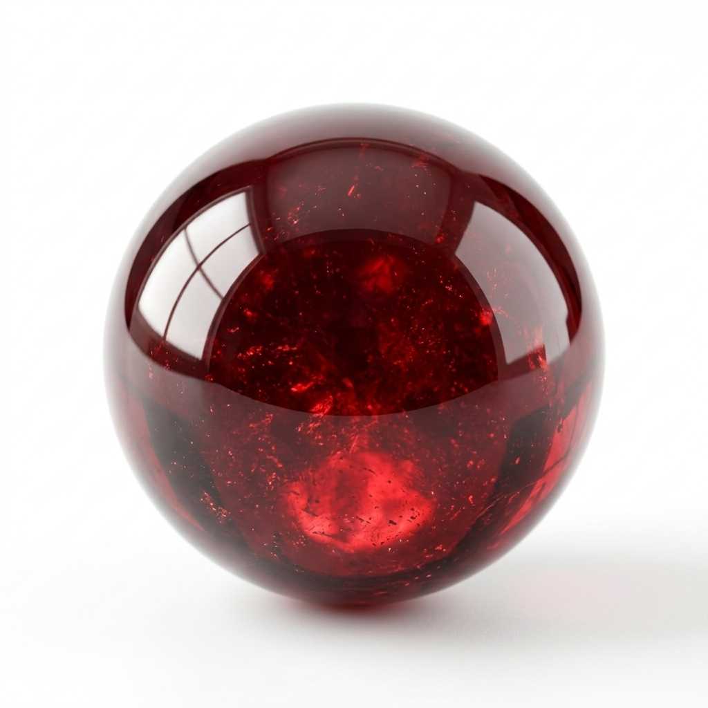 Garnet rough stone — view 2
