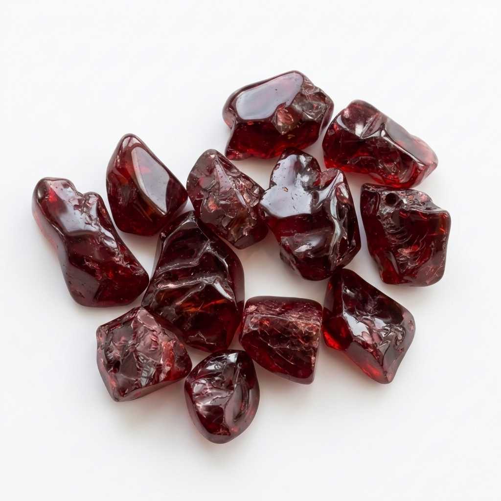 Garnet rough stone — view 3