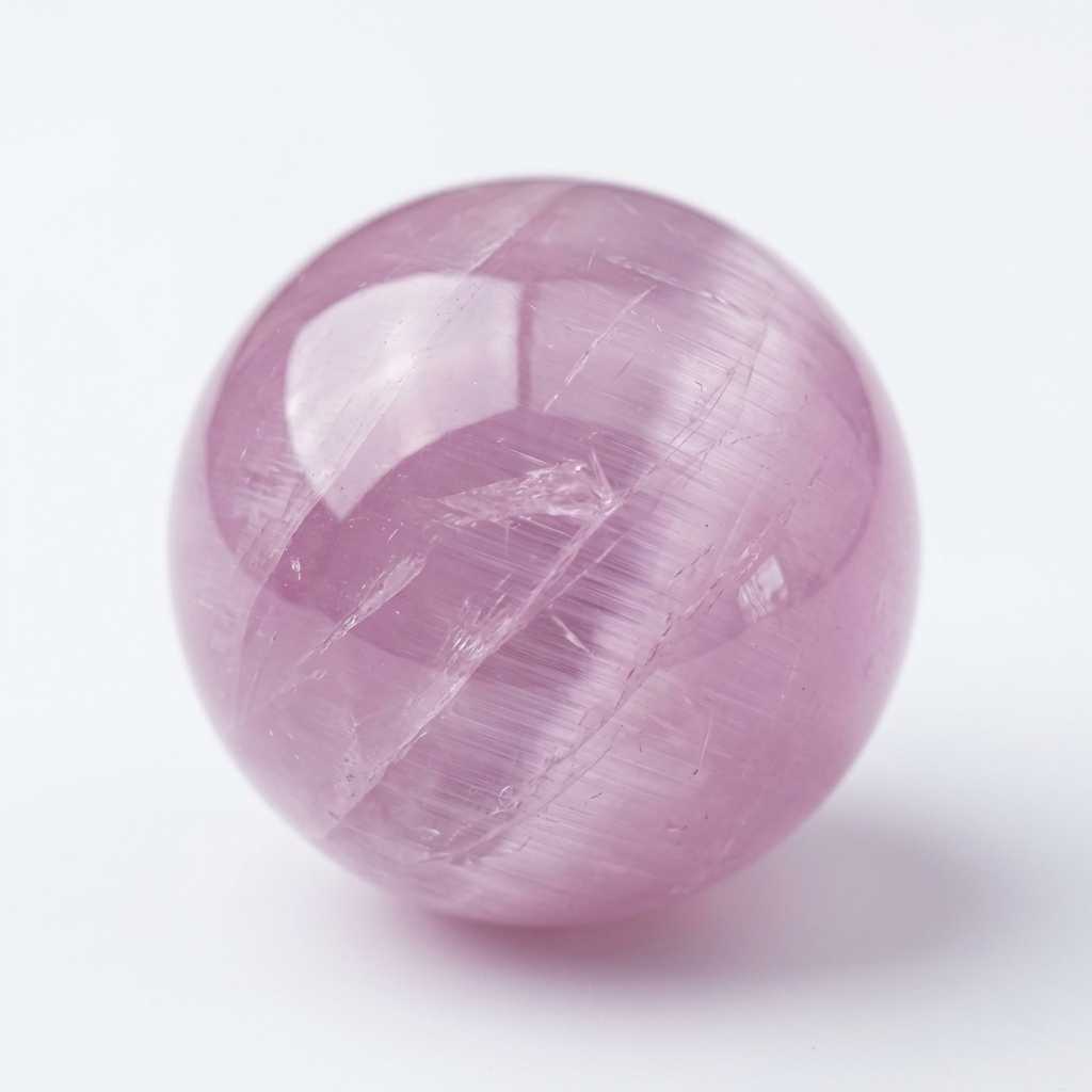 Kunzite rough stone — view 2