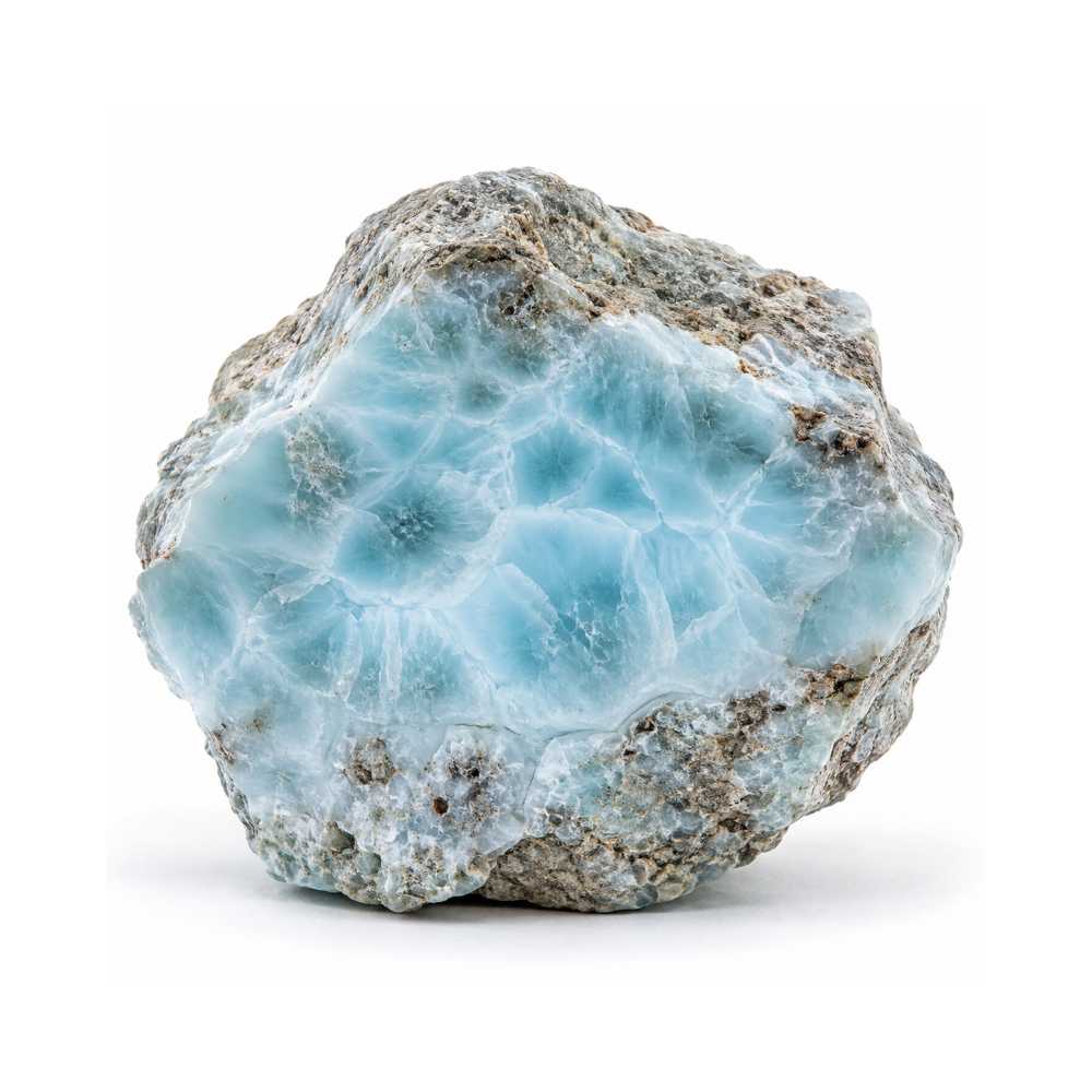 Larimar rough stone