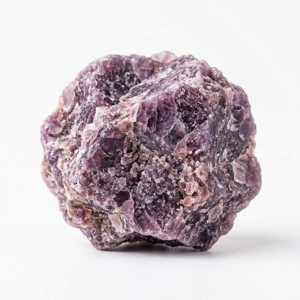 Lepidolite rough stone