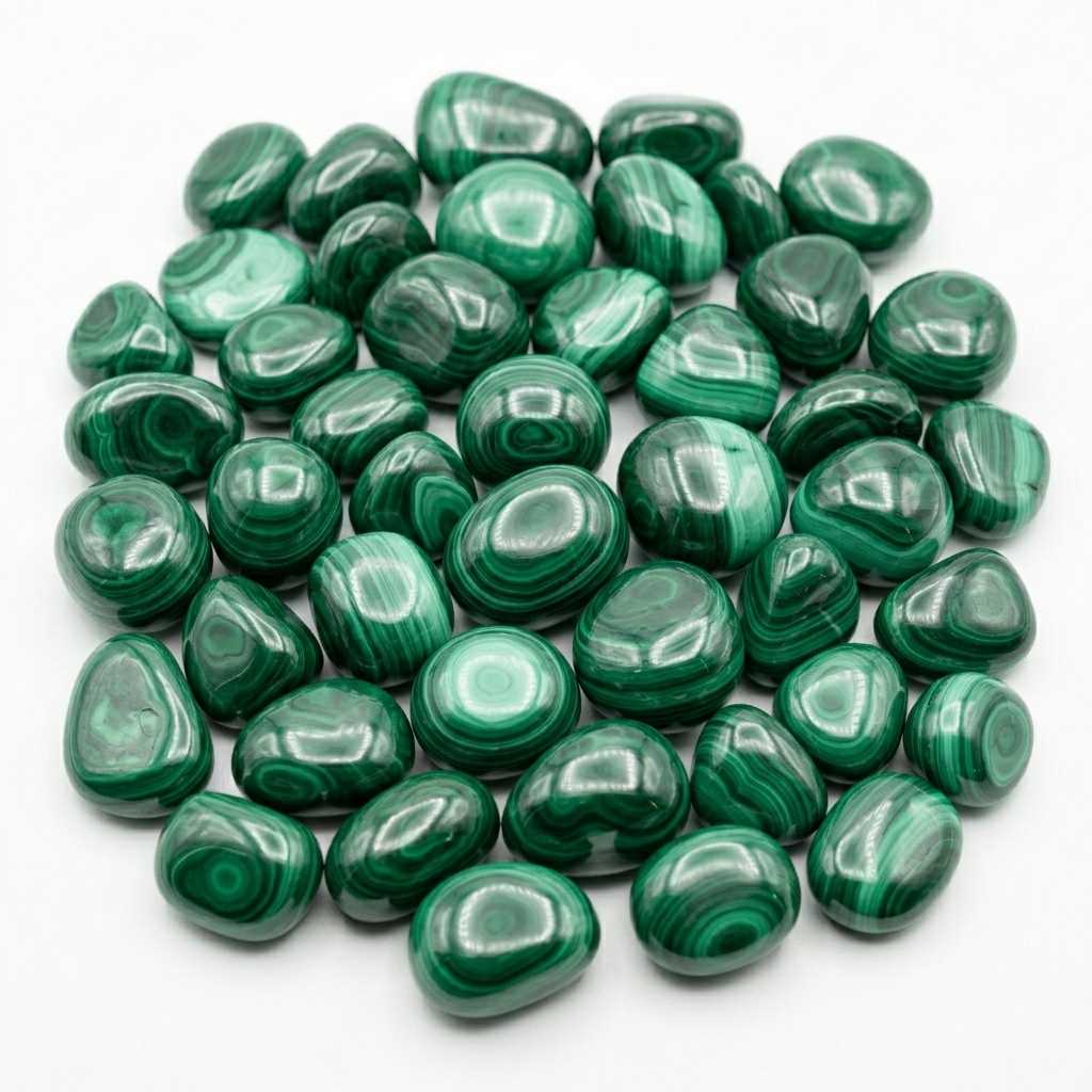 Malachite rough stone — view 3