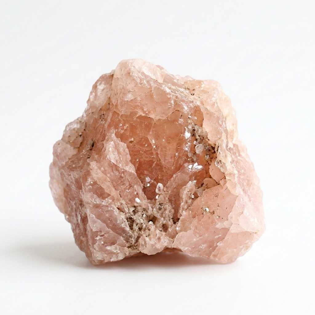 Morganite rough stone