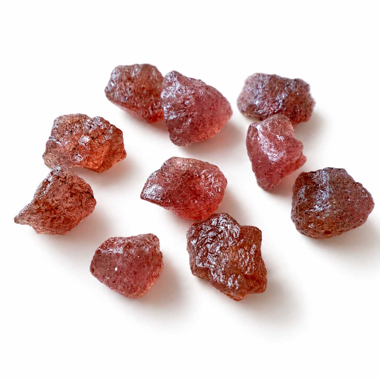 Strawberry Quartz rough stone — view 3