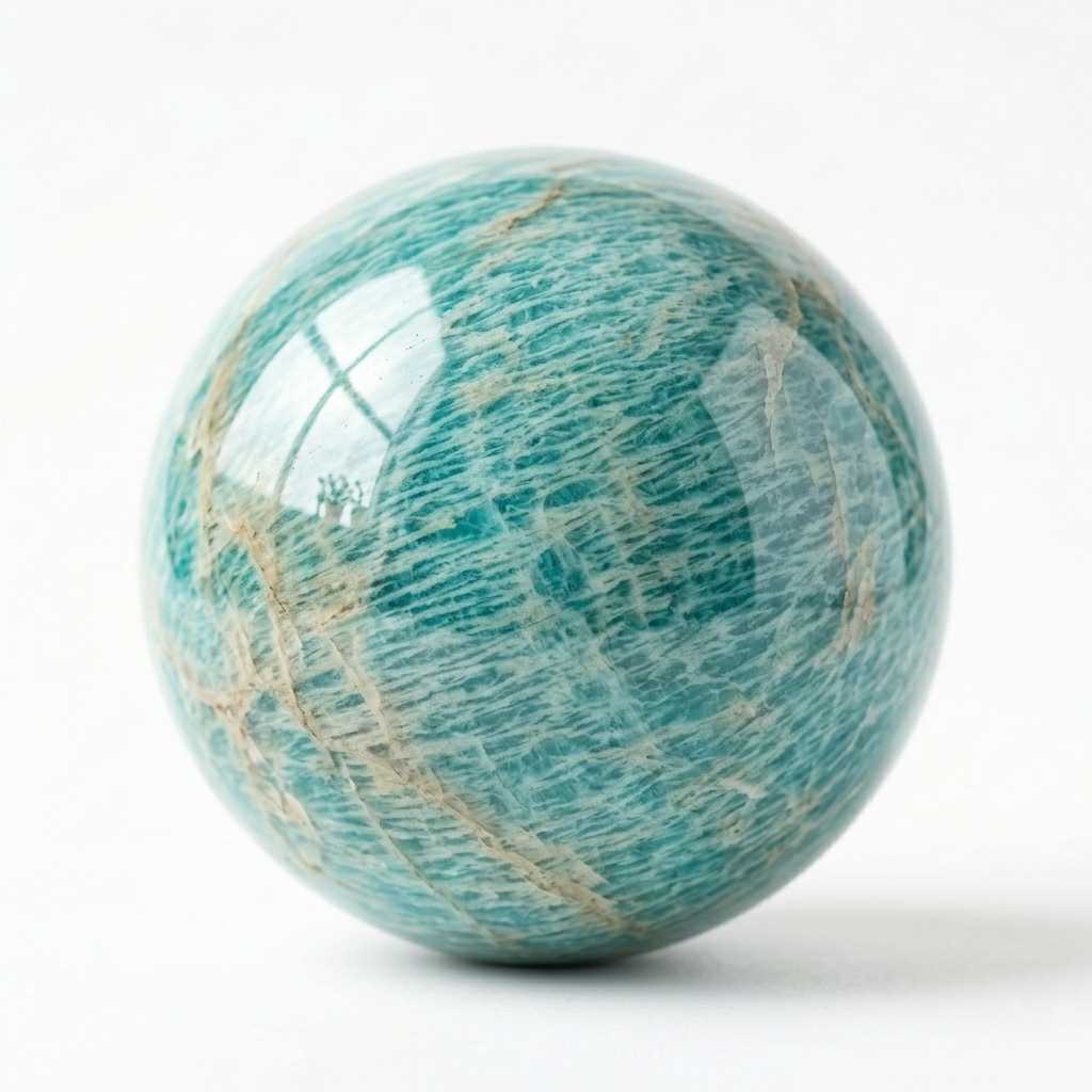 Amazonite rough stone — view 2