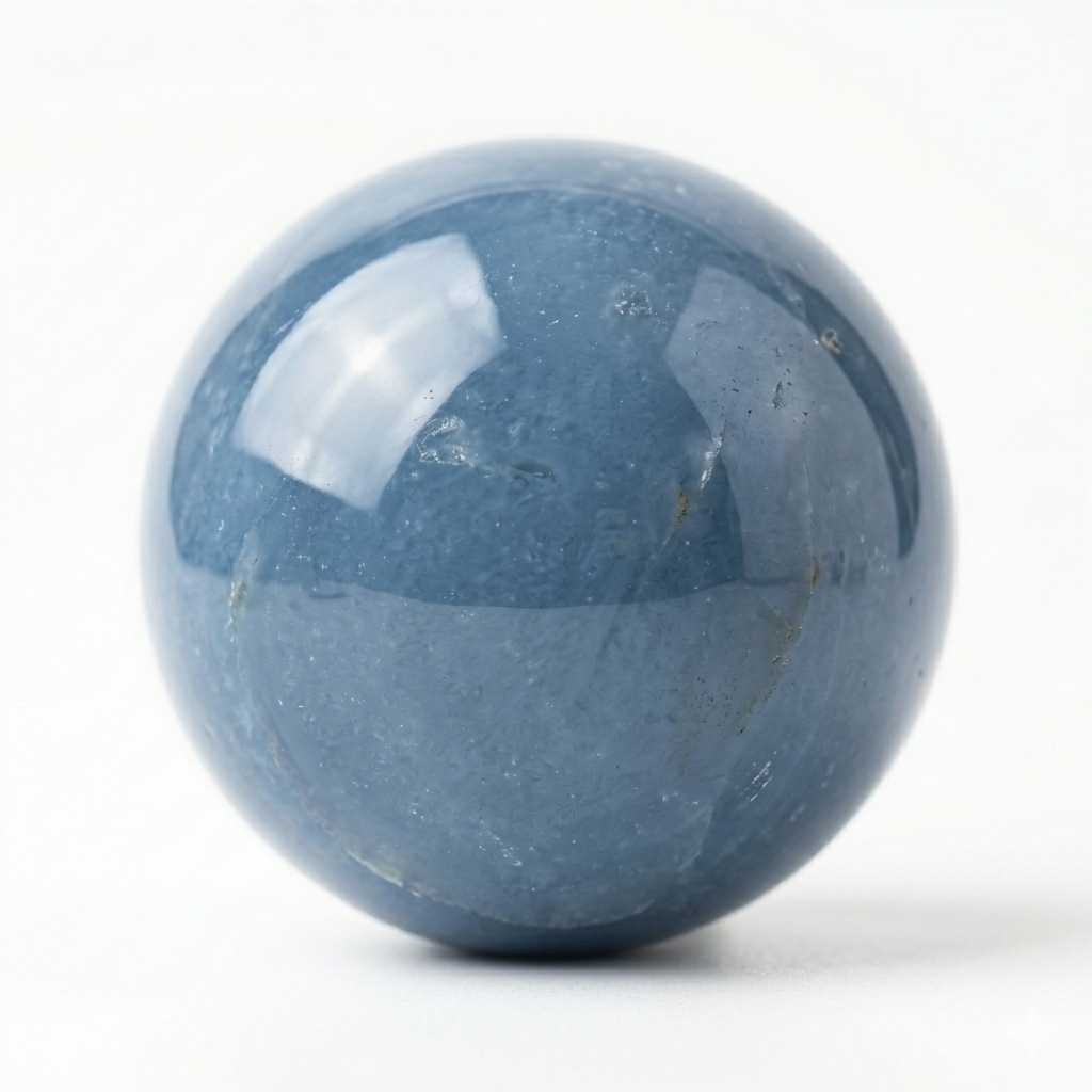 Angelite rough stone — view 2