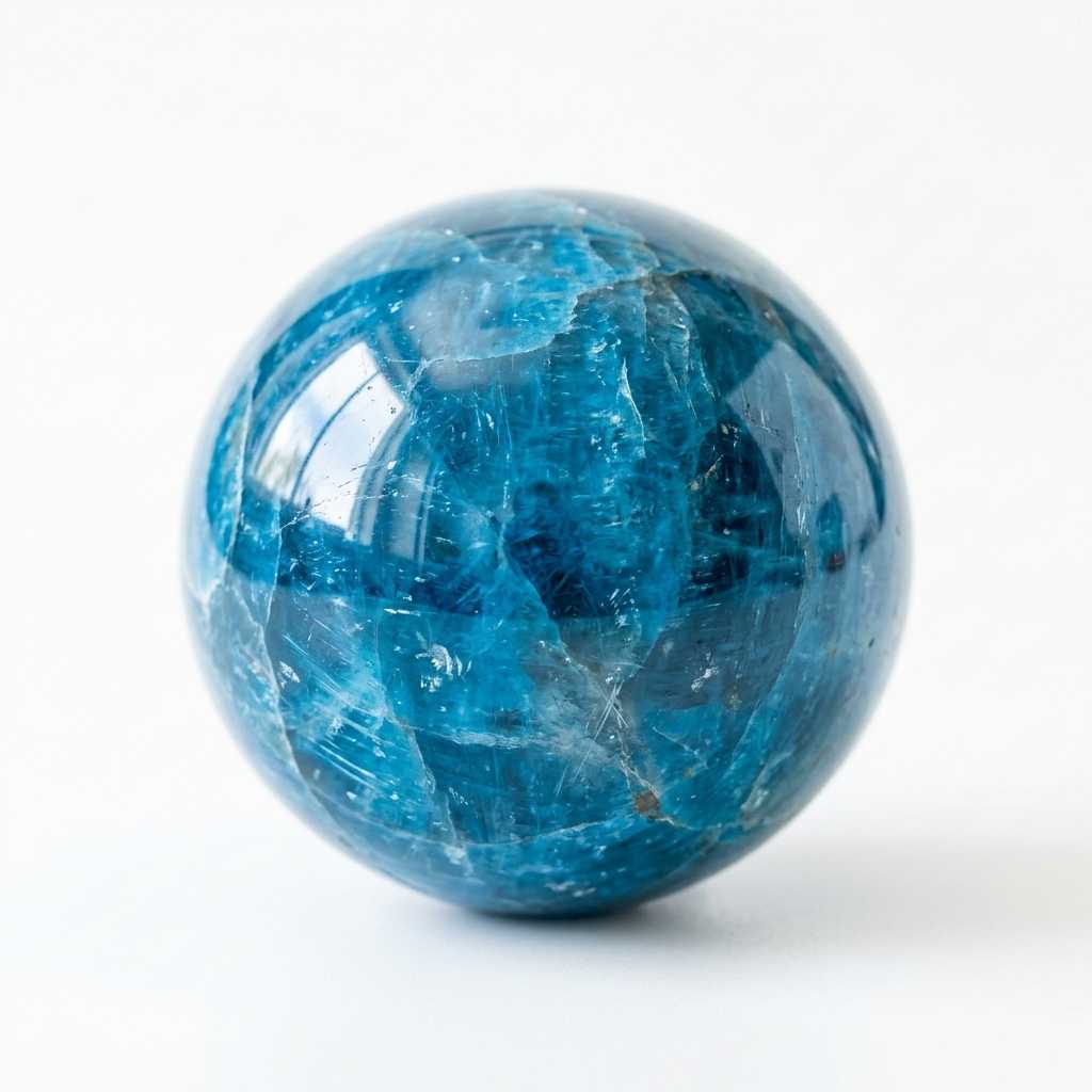Apatite rough stone — view 2