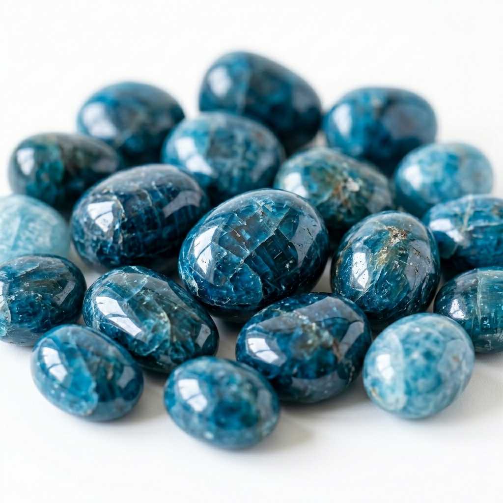 Apatite rough stone — view 3