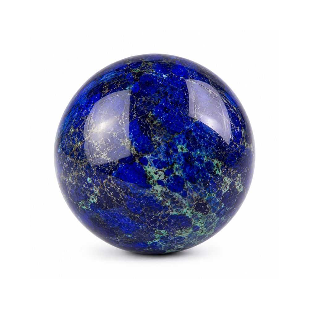 Azurite rough stone — view 2