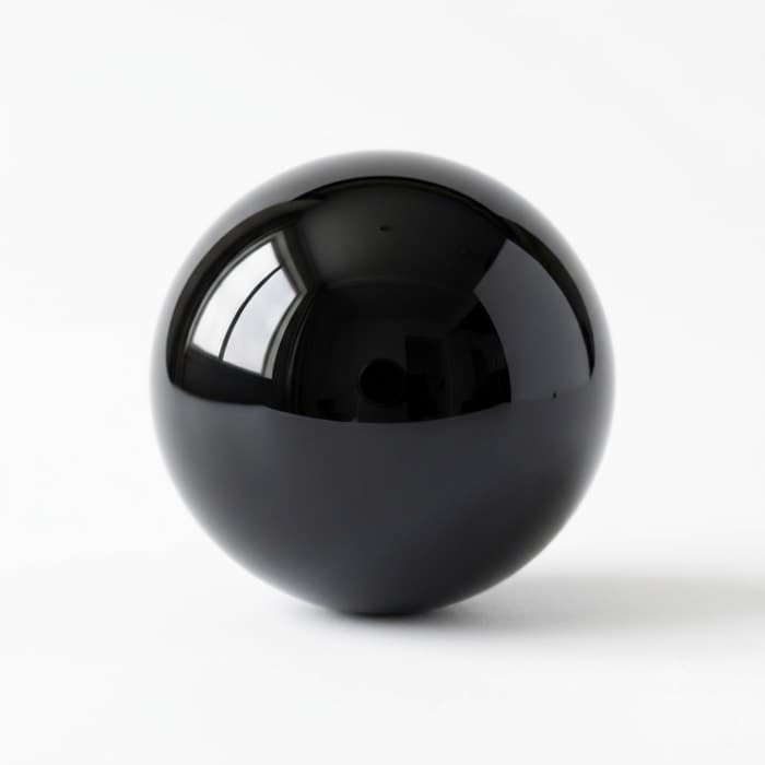Black Spinel rough stone — view 2