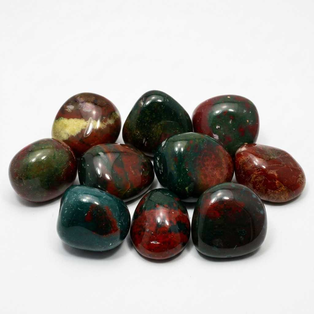 Bloodstone rough stone — view 3