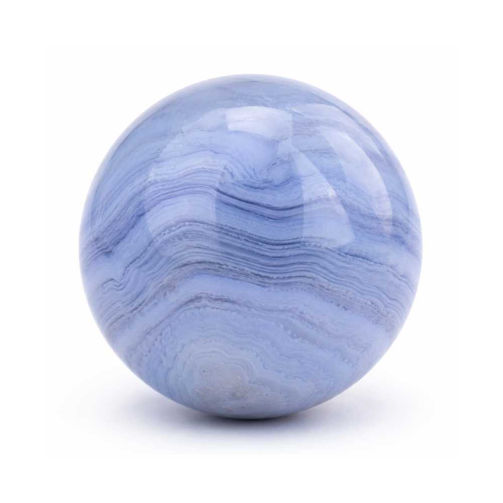 Blue Lace Agate rough stone — view 2