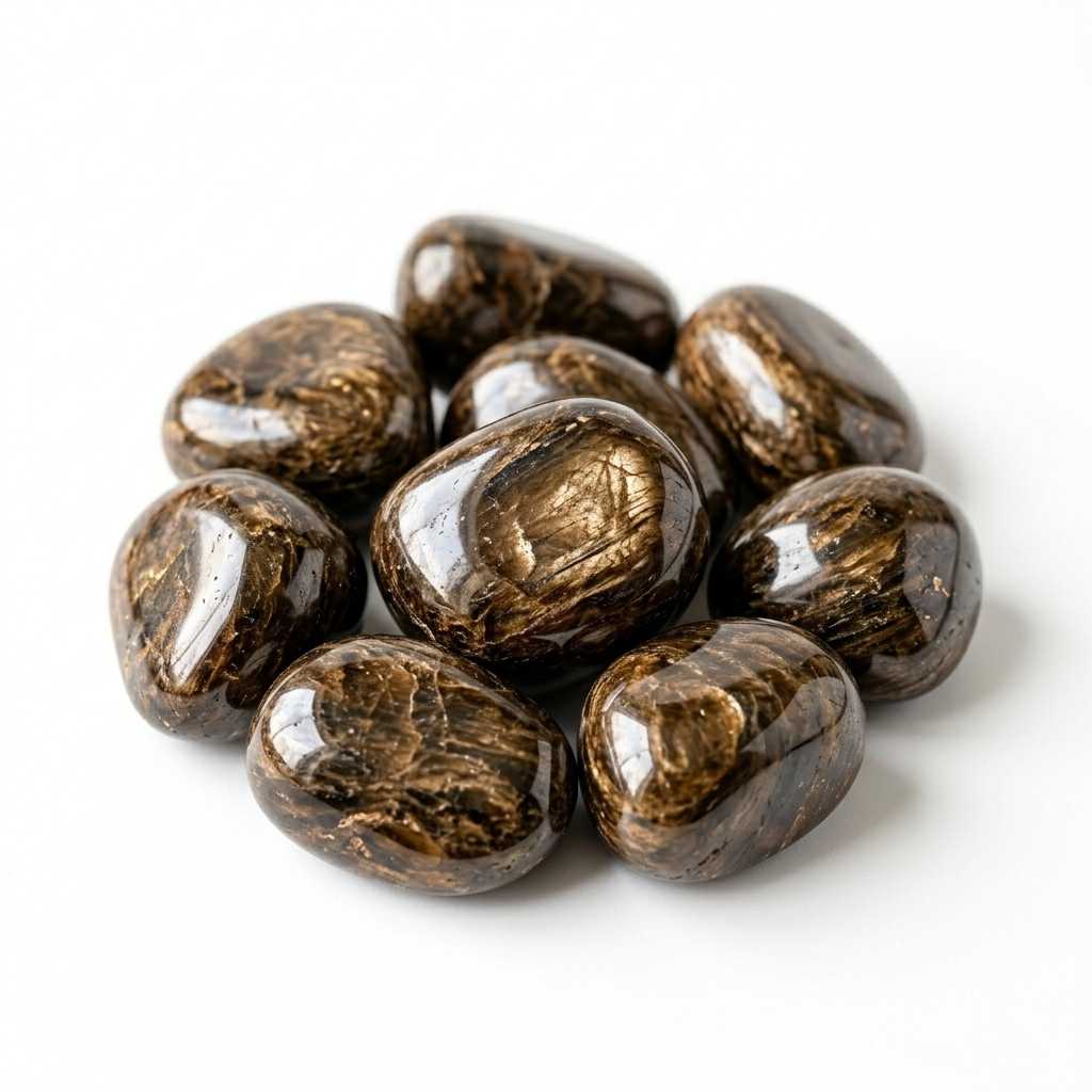 Bronzite rough stone — view 3