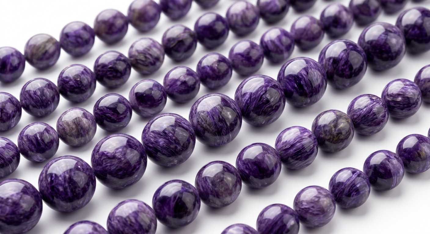 Charoite rough stone — view 4