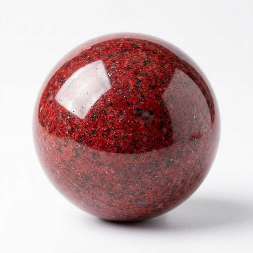 Cinnabar rough stone — view 2