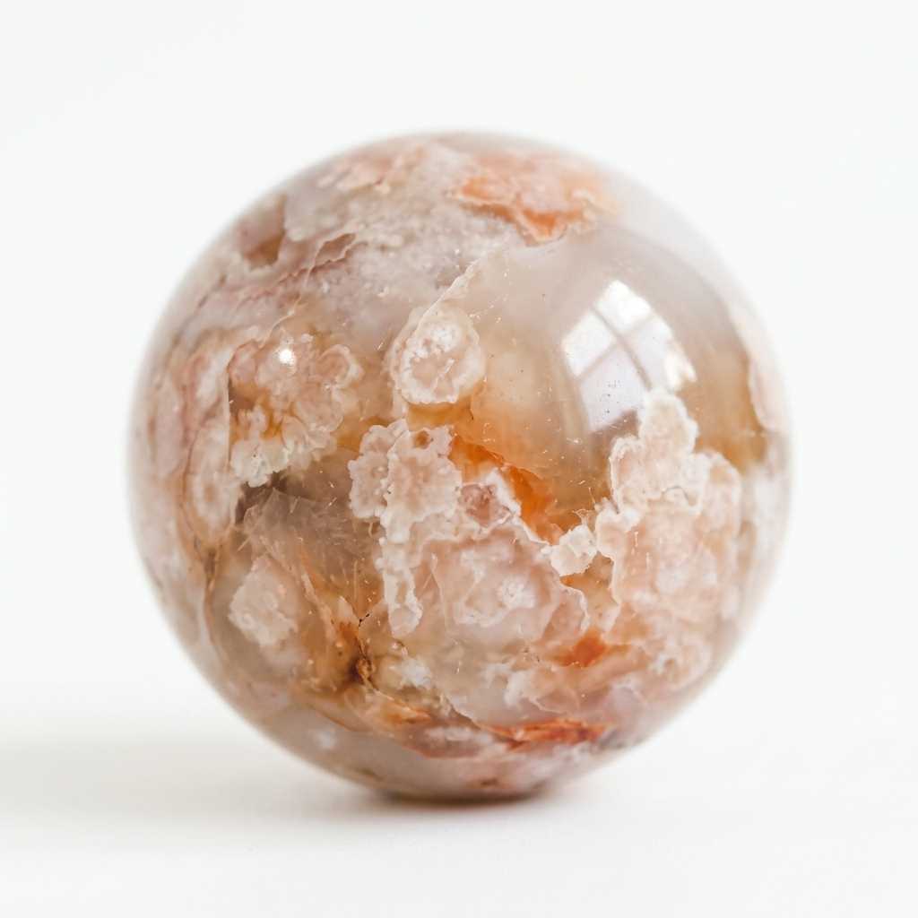 Flower Agate rough stone — view 2