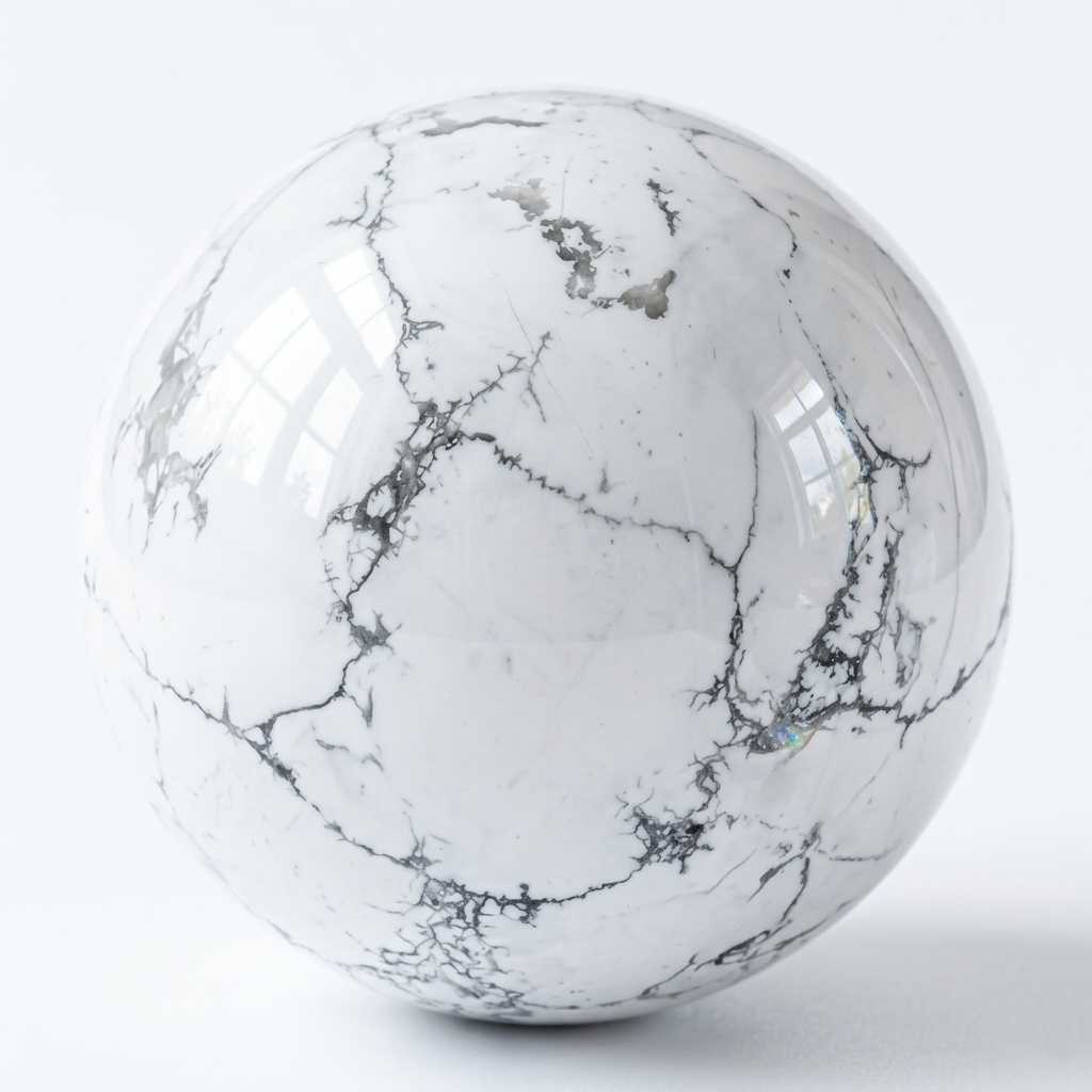 Howlite rough stone — view 2