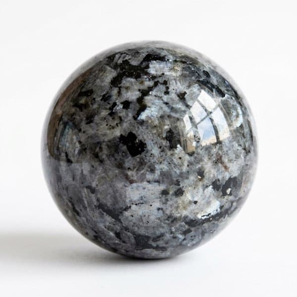 Larvikite rough stone — view 2