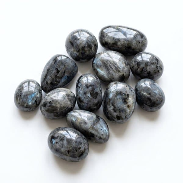 Larvikite rough stone — view 3