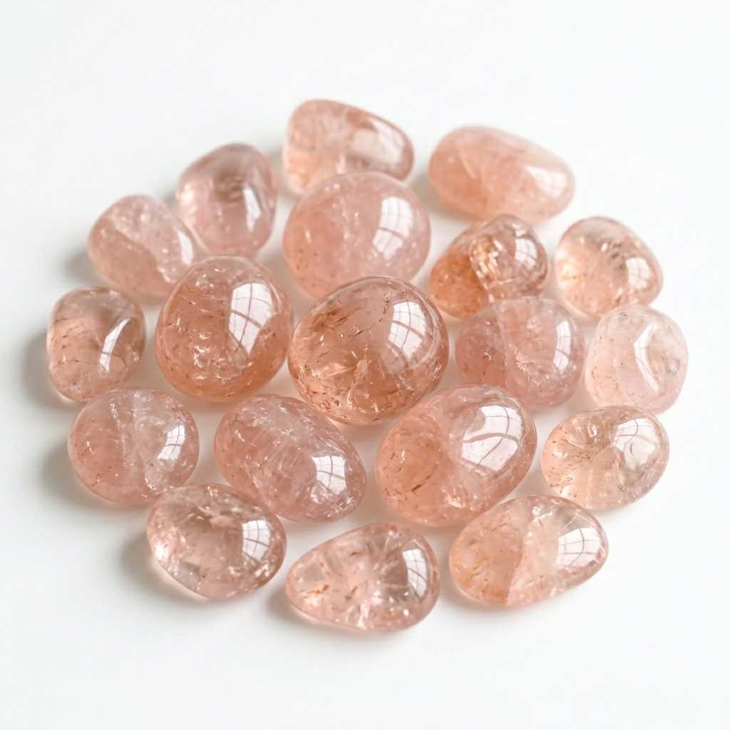 Morganite rough stone — view 4