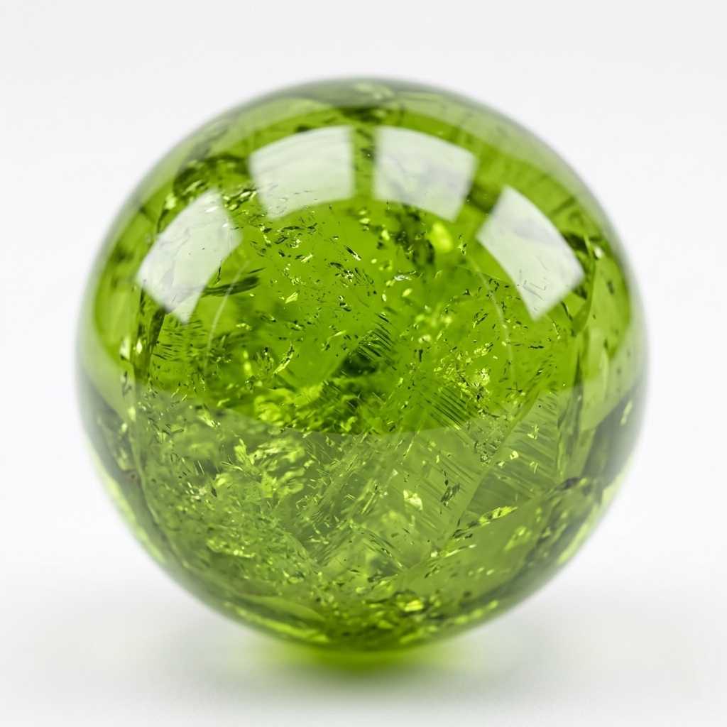 Peridot rough stone — view 2