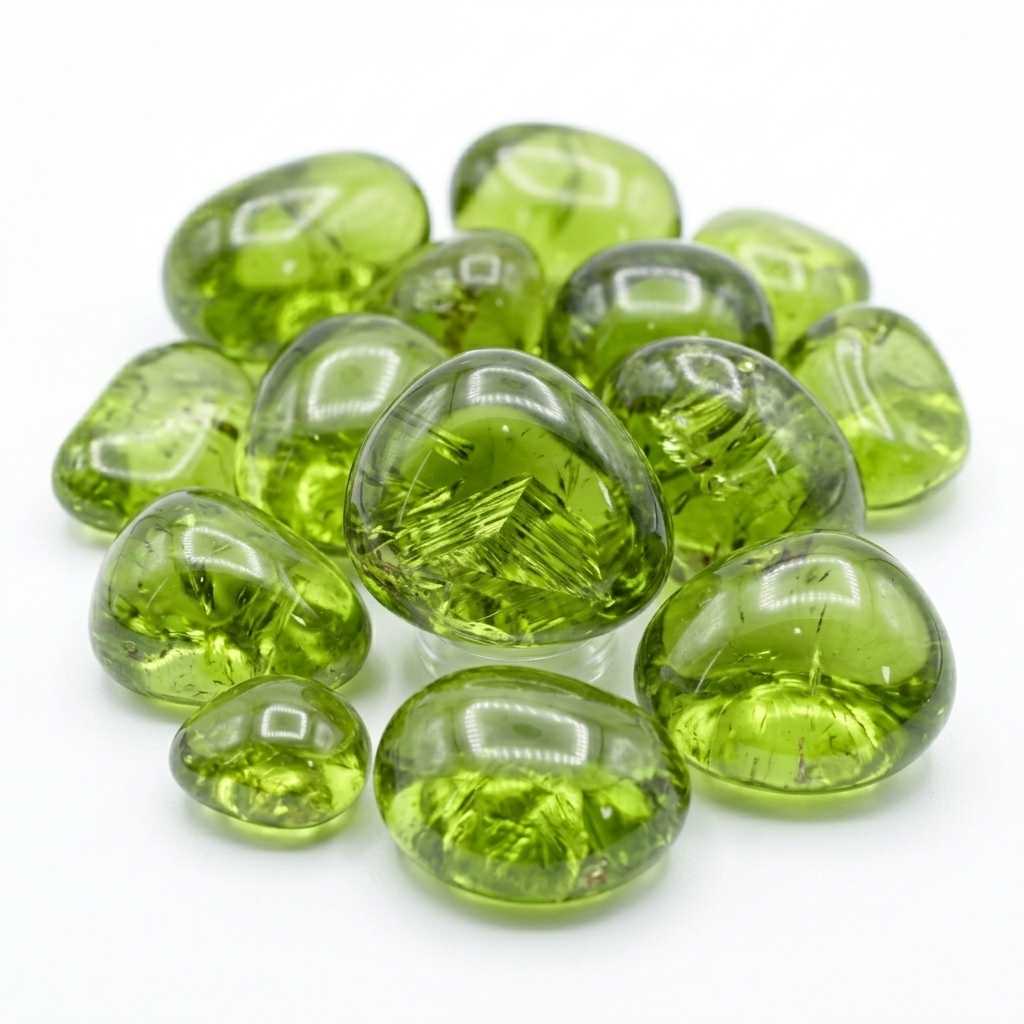 Peridot rough stone — view 3