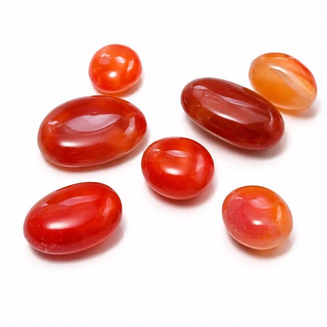 Red Agate rough stone — view 3