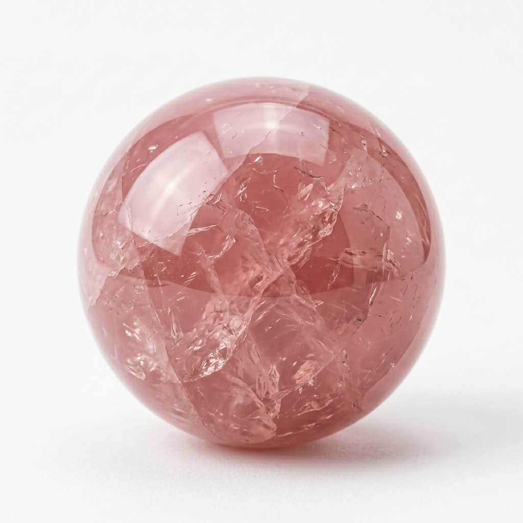 Rose Quartz rough stone — view 2