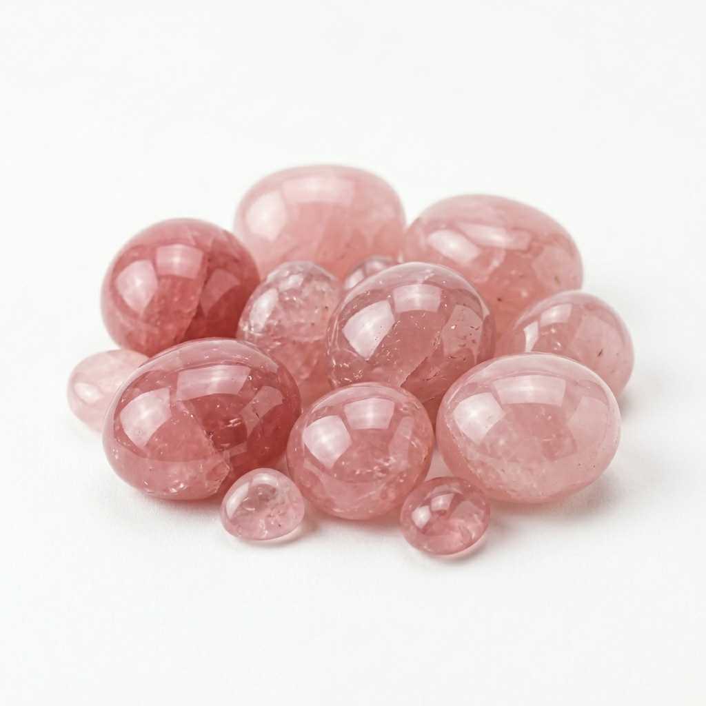 Rose Quartz rough stone — view 3