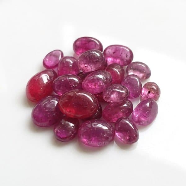 Ruby rough stone — view 3