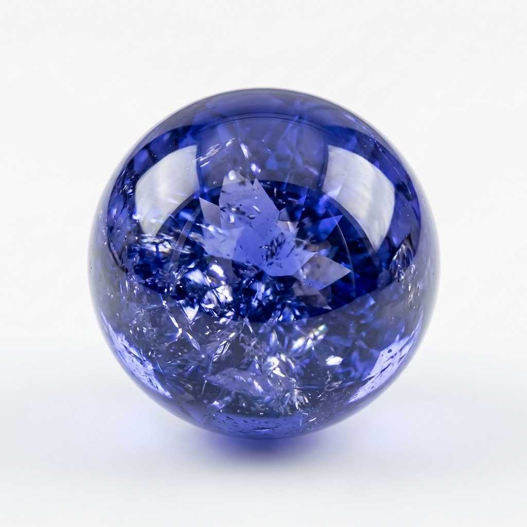 Tanzanite rough stone — view 2