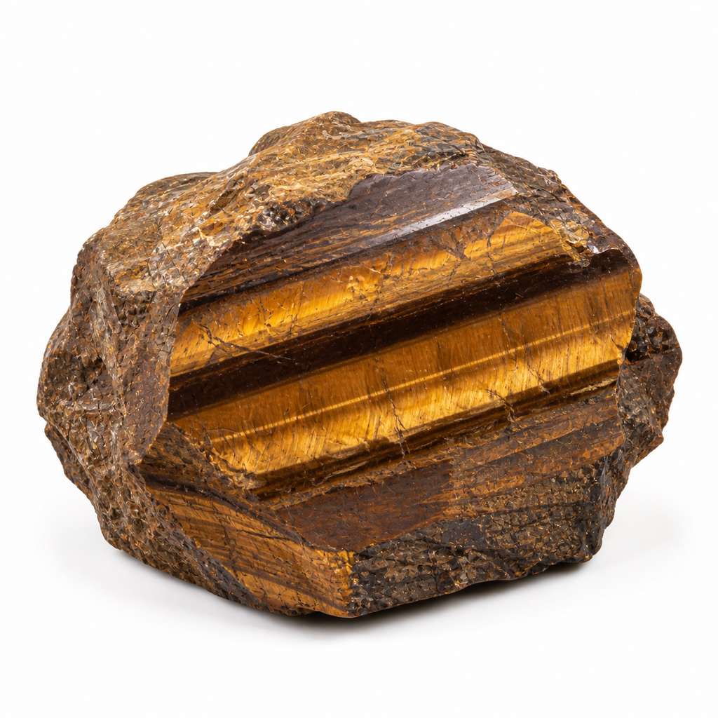 Tiger Eye rough stone — view 2
