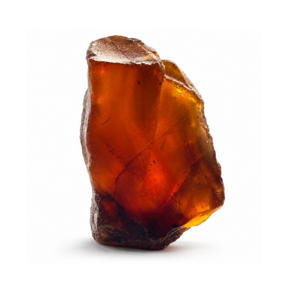 Amber rough stone