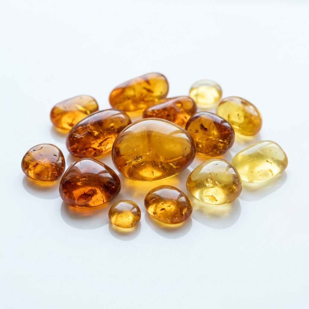 Amber rough stone — view 3