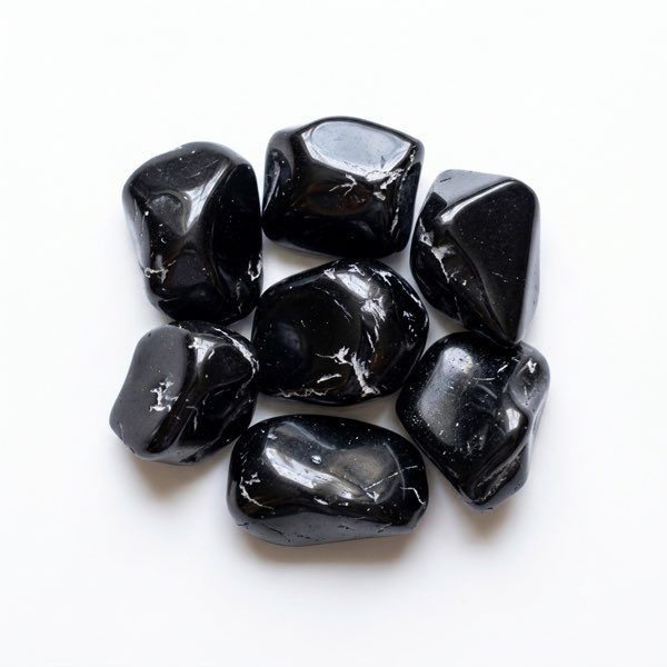 Black Spinel rough stone — view 3