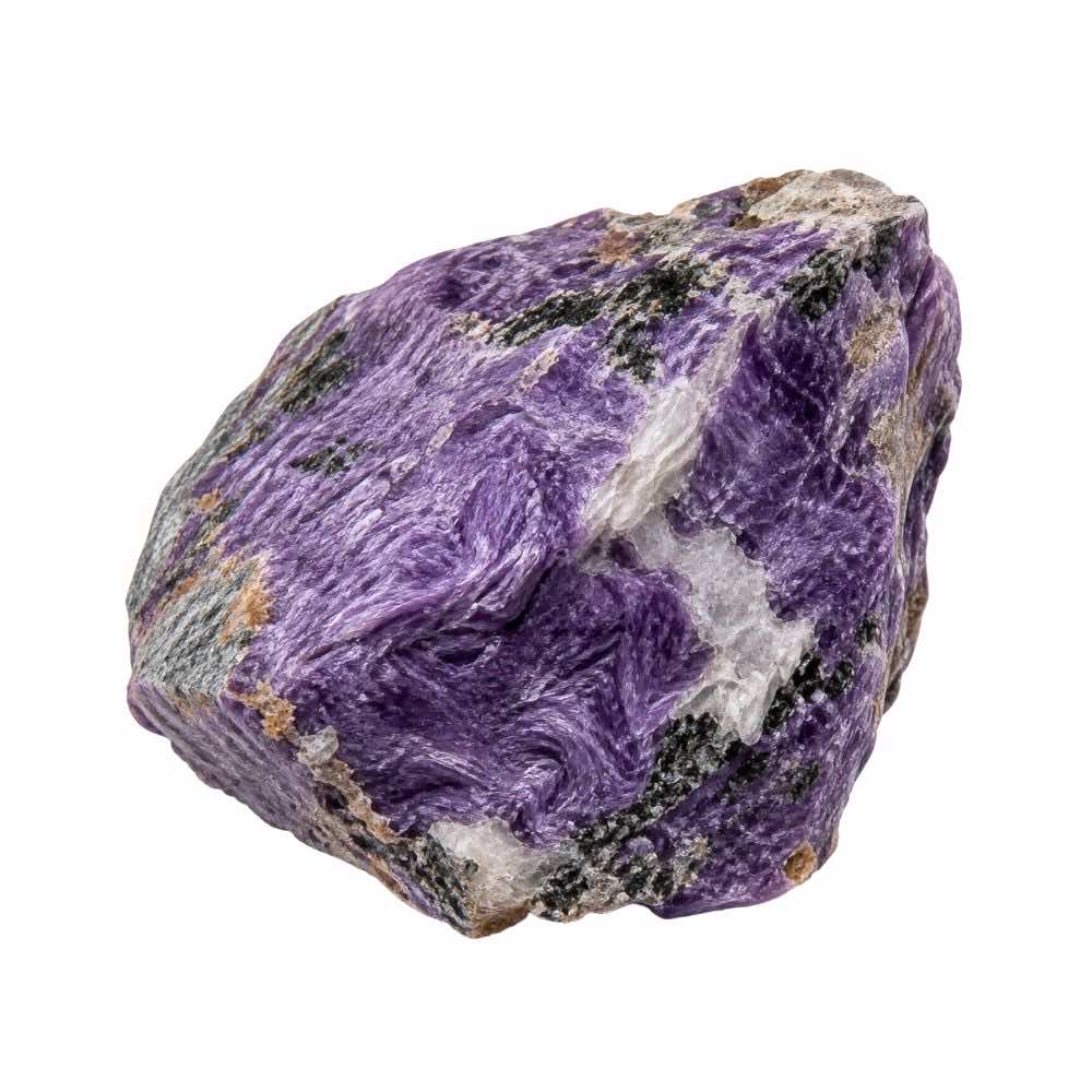 Charoite rough stone