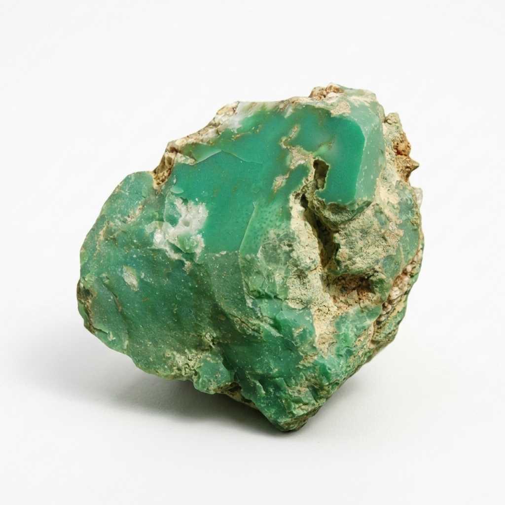 Chrysoprase rough stone
