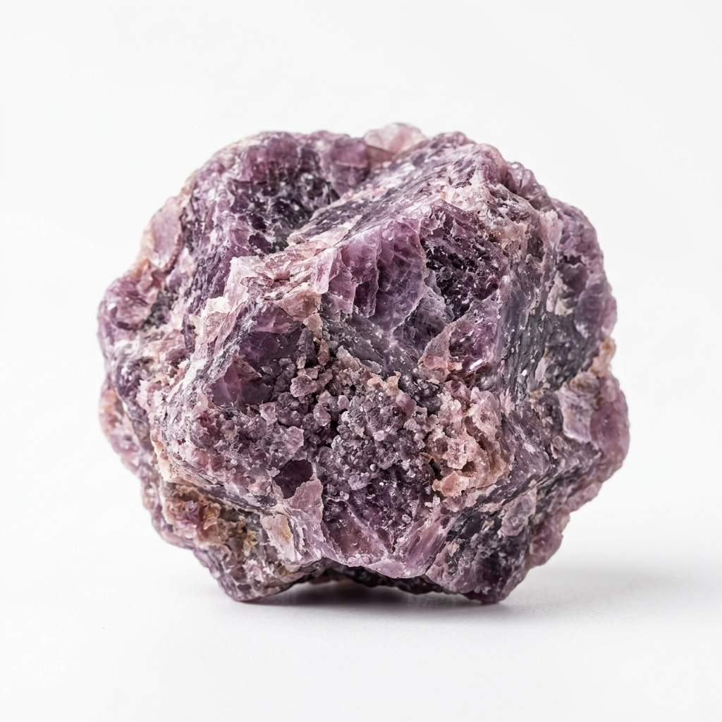 Lepidolite rough stone