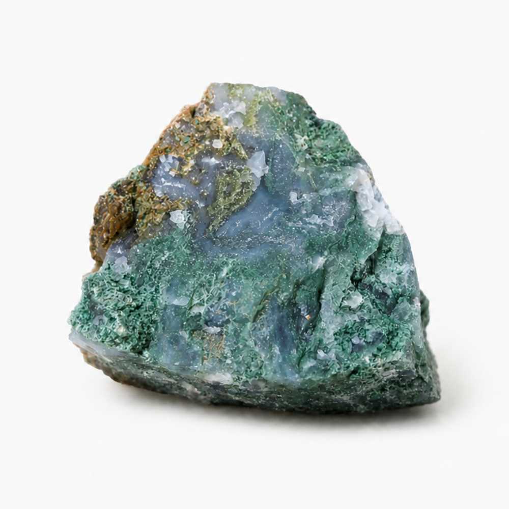 Moss Agate rough stone