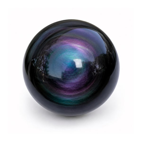 Obsidian rough stone — view 2